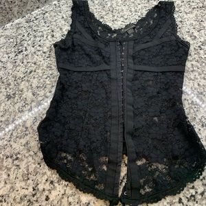 Black Lace tank XS